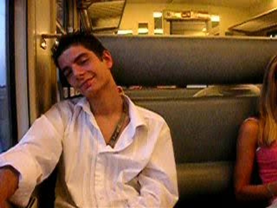 dans le trein retour d oostende