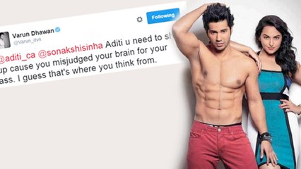 Fans Target Sonakshi Sinha; Varun Dhawan Protects! | Twitter War