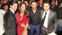 Salman Khan And Shahrukh Khan Hug At Stardust Awards 2015