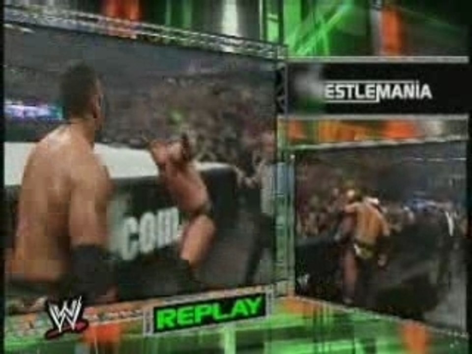 The Rock Vs HHH Vs Mick Foley Vs The Big Show (WM 16 2-5)