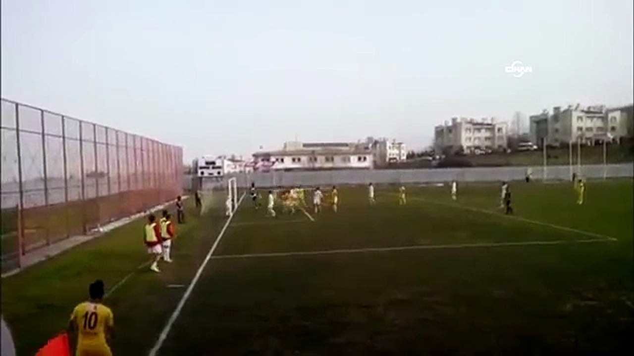 Sahalarda ender görülen gol!