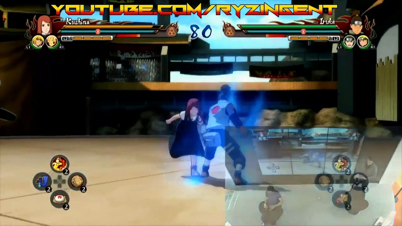 Naruto Shippuden Ultimate Ninja Storm Revolution (Kushina VS Iruka) + Iruka & Kushina Team Ultimate