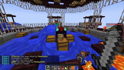 Descargar video: FUNNIEST SKYWARS EVER! | SkyWars Funny Moments w/PrestonPlayz | (Minecraft SkyWars Minigam