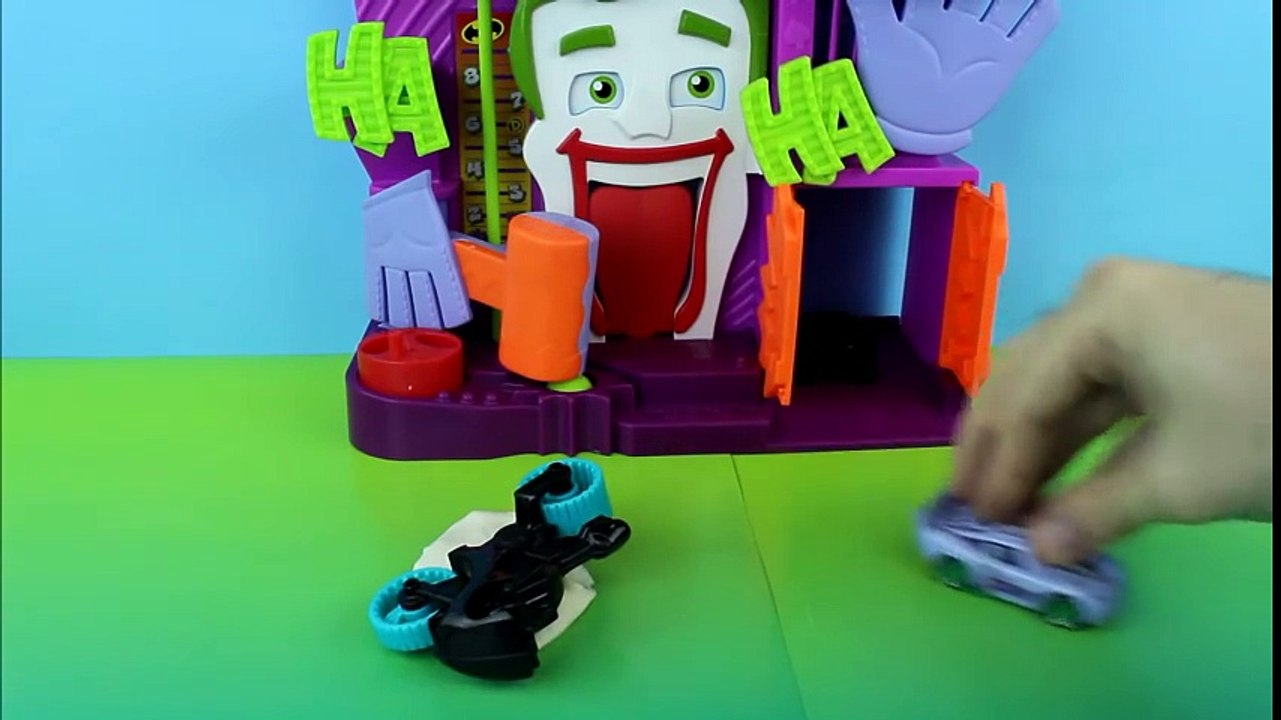 Disney Pixar Cars Lightning McQueen as Jokercar McQueen Batman captured by Joker