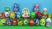 33 Surprise Eggs Kinder Surprise Spongebob Mickey Mouse Disney Pixar Cars Eggs
