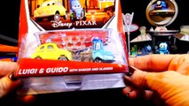 DISNEY PIXAR CARS 2 MOVIE LUIGI and GUIDO - Disney Cars Diecast Toys Team Lightning!