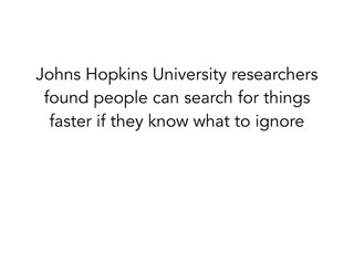 How the Art of Ignoring Makes People More Efficient