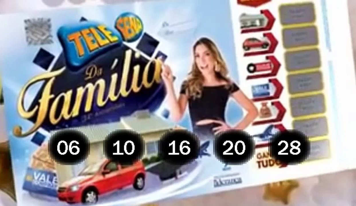 Tele Sena de Aniversario Resultado 1º Sorteio