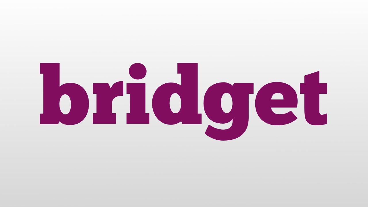 bridget meaning and pronunciation