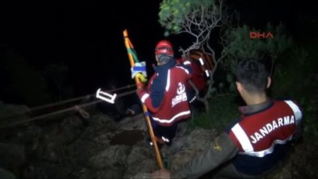 Muğla-Kelebekler Vadisi?nde Uçurumdan Düşen Mısırlı Tatilci 8 Saat Sonra Kurtarıldı