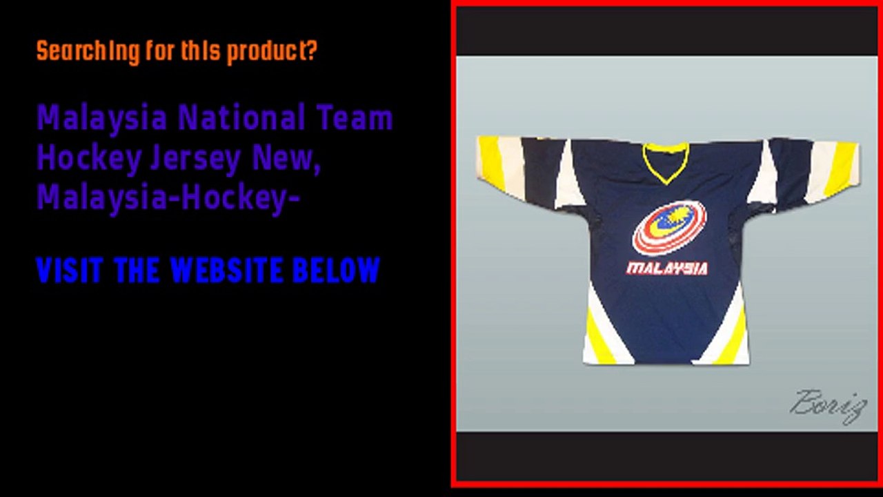 Malaysia National Team Hockey Jersey New, Malaysia-Hockey-
