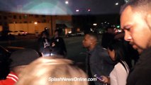 Chris Brown & Karrueche Tran -- Fool Me Thrice ... Leave Club Together