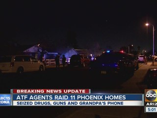 ATF agents raid Phoenix homes