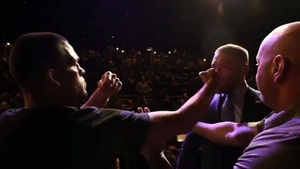 Dana White's view of Conor McGregor vs Nate Diaz Faceoff