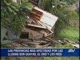 Estragos por las lluvias en Guayas, El Oro y Los Ríos