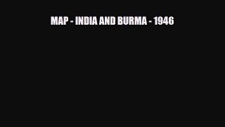 Download MAP - INDIA AND BURMA - 1946 Ebook