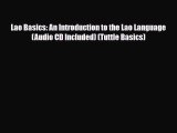 PDF Lao Basics: An Introduction to the Lao Language (Audio CD Included) (Tuttle Basics) Free