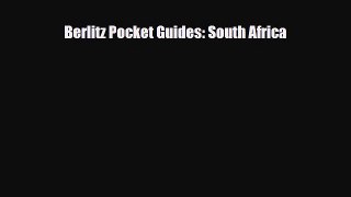 Download Berlitz Pocket Guides: South Africa Free Books