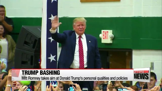 Mitt Romney takes aim at Trump's personal qualities and policies