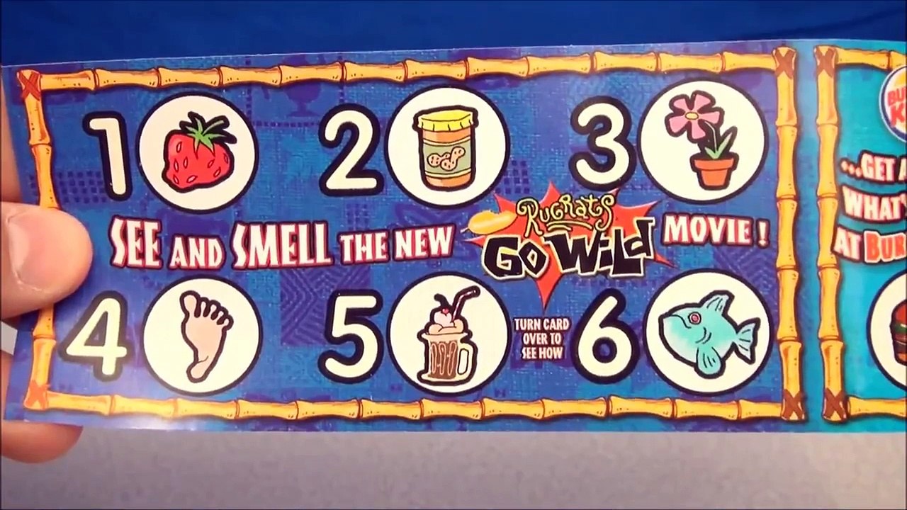 RUGRATS GO WILD THE MOVIE 2003 BURGER KING BIG KIDS MEAL TOY COLLECTION VIDEO REVIEW