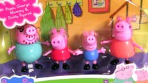 Peppa Pig Getting Slimed with Daddy Mummy Pig & George by BluToys Nickelodeon Slime Set