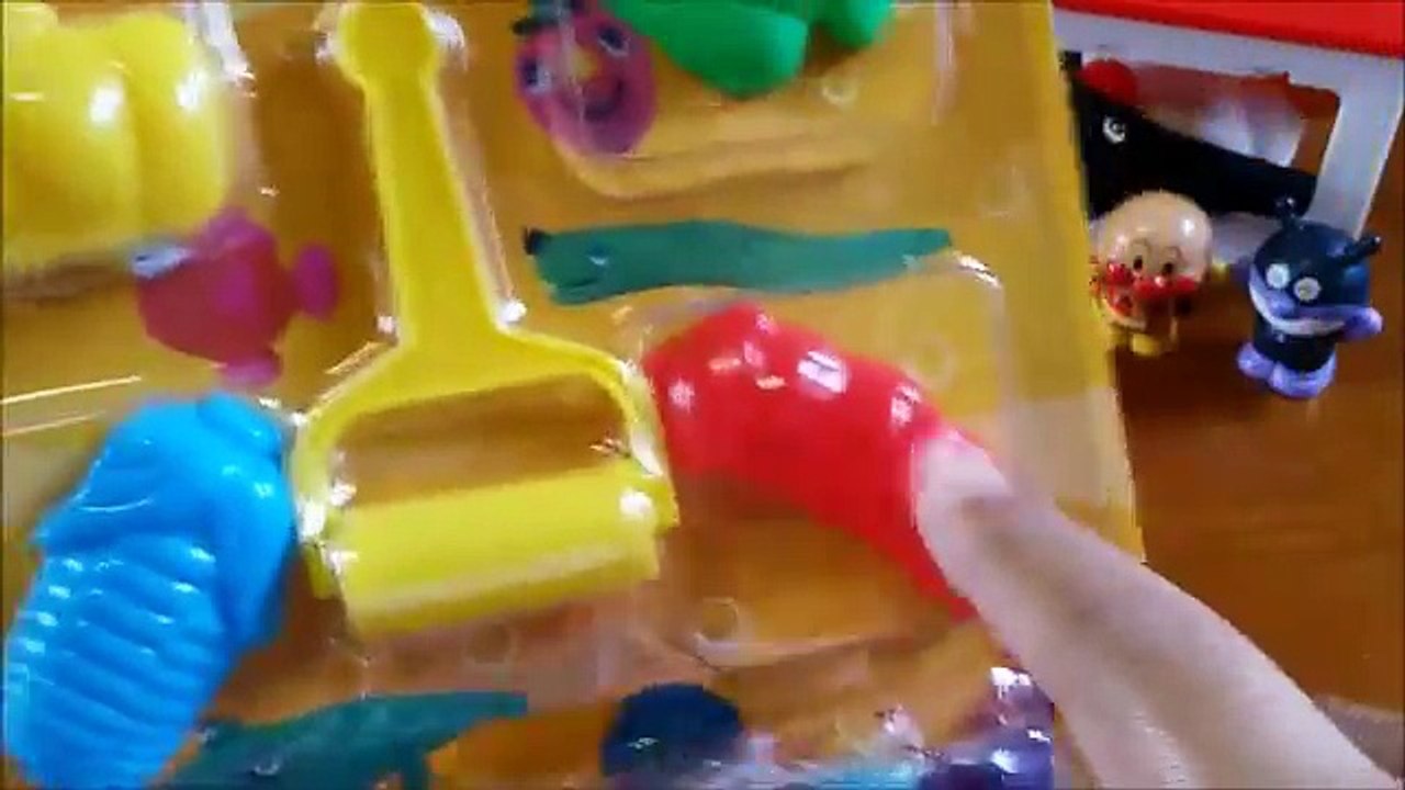 アンパンマン アニメ❤おもちゃ ねんどdeキッチンお料理トントン楽しいな♪Anpanman Toys Cartoon Animation