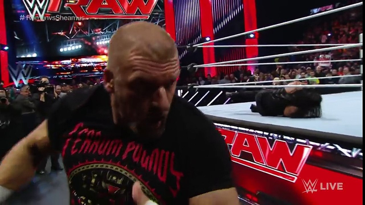 W.W.ENTERTAINMENT-Roman Reigns vs. Sheamus- WRESTLE MANIA