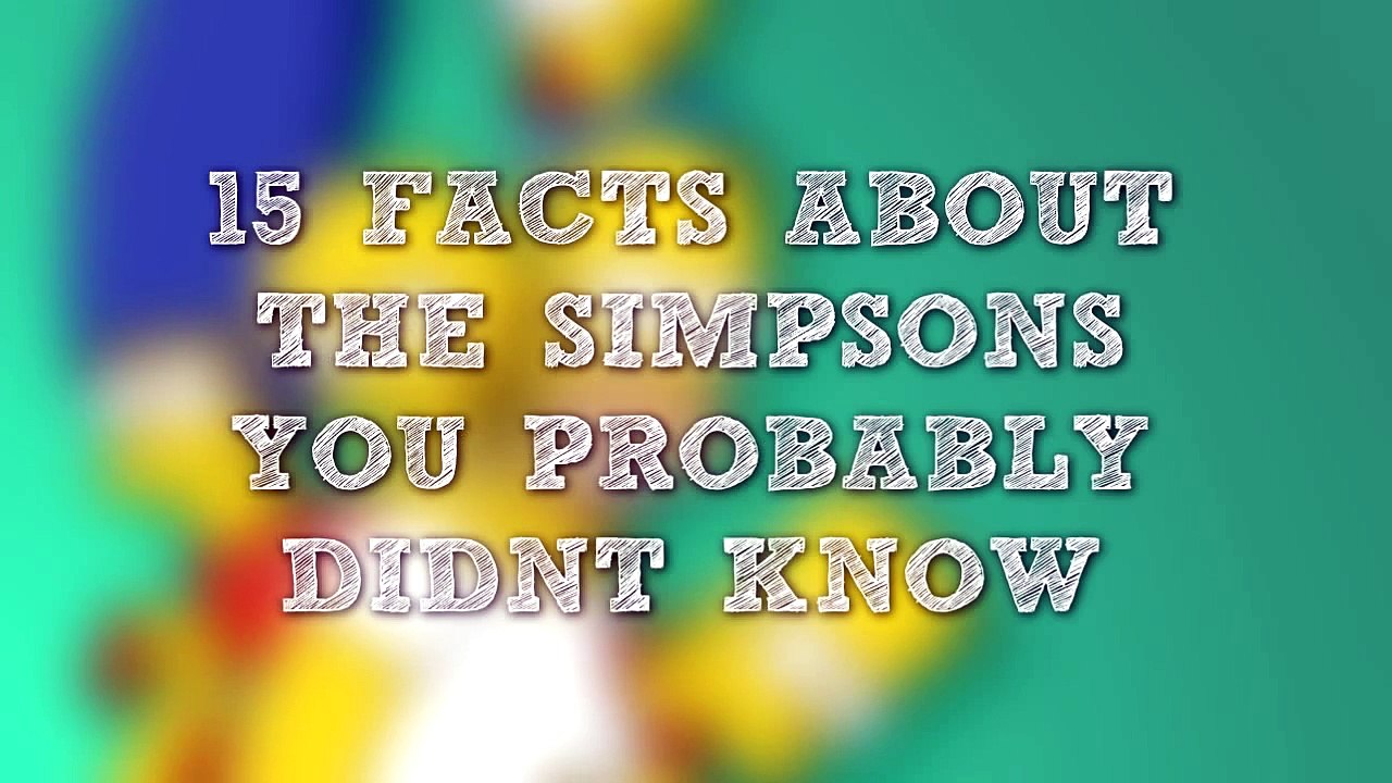15 Facts About The Simpsons You Probably Didn t Know (2)