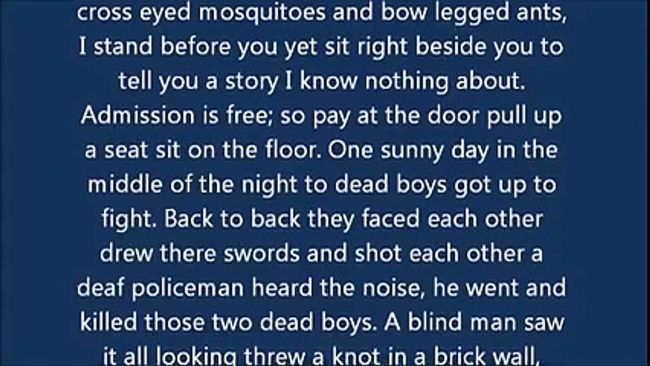 Stupid Story Joke