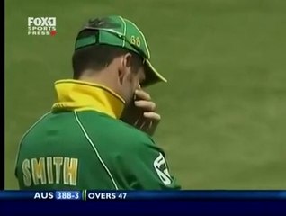 21 runs in 1 ball South Africa vs Australia World Record Match 2006