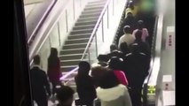 Escaleras eléctricas provocan accidente en China