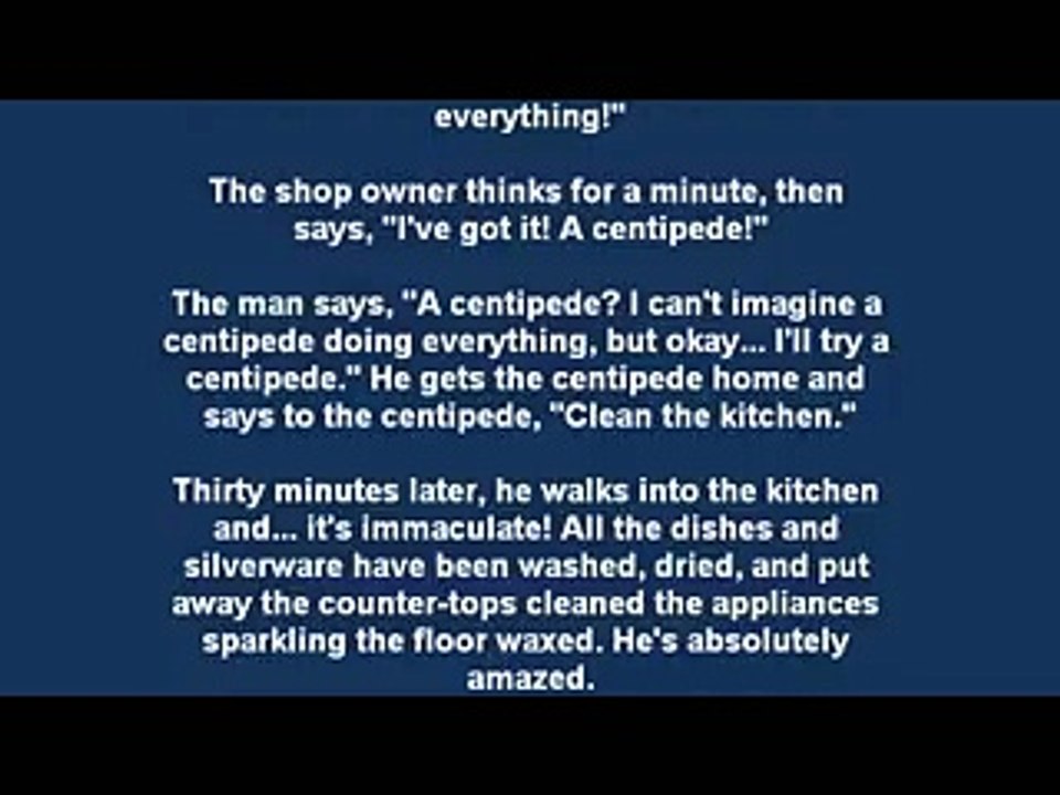 The Centipede Joke