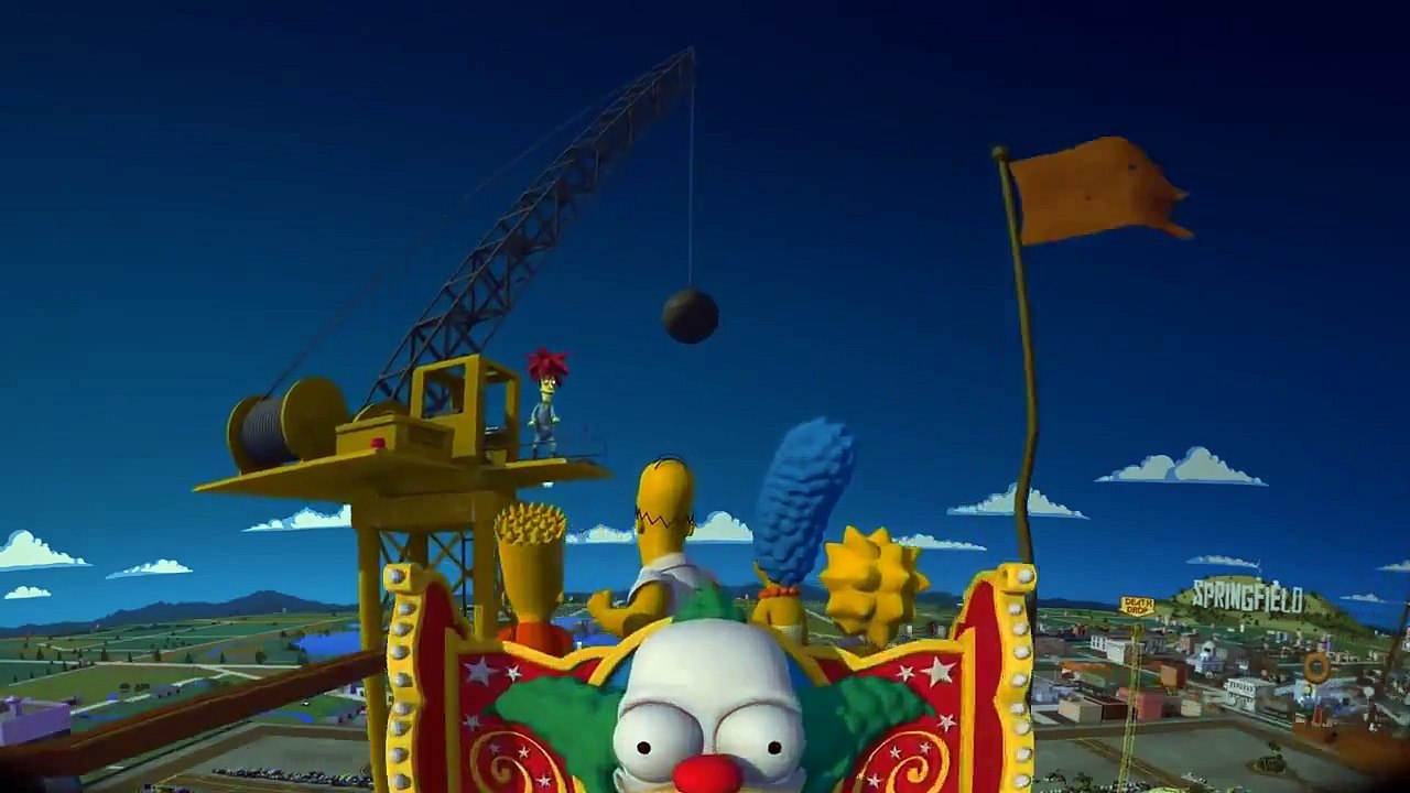 The Simpsons Ride | Reel Footage Segment | HD - Dailymotion Video
