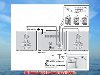 Yamaha MCR-B043DGR Mikro-Komponent System dunkelgrau
