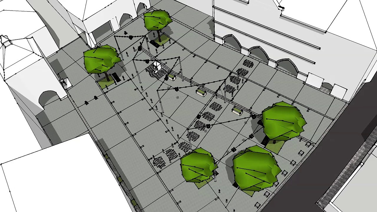 Projet nouvelle Place de la mairie à Tournon d'Agenais