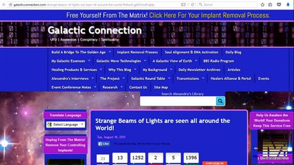 Strange Beams Of Light From The Sky Being Seen All Around The World.