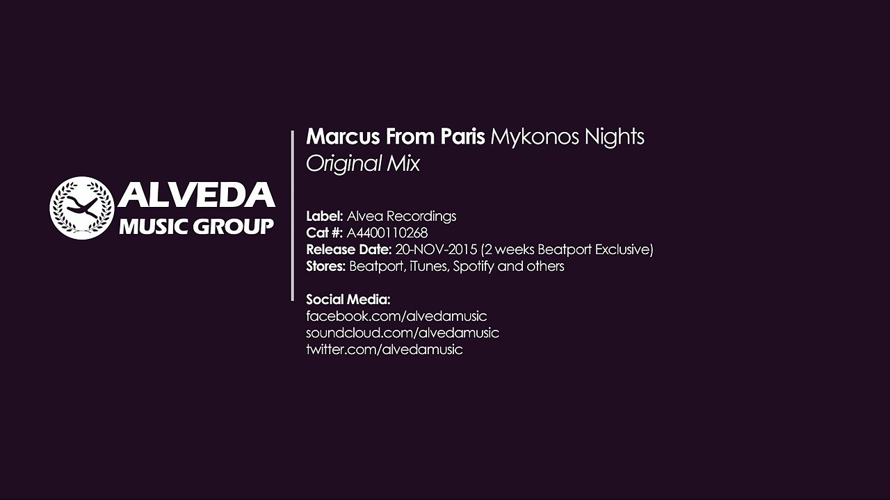 Marcus From Paris - Mykonos Nights (Original Mix)