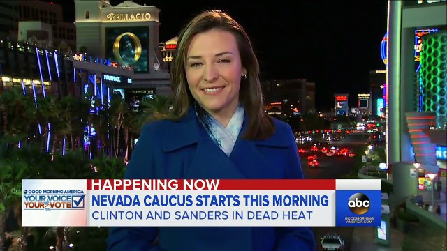Hillary Clinton, Bernie Sanders Battle to Win Nevada Caucus
