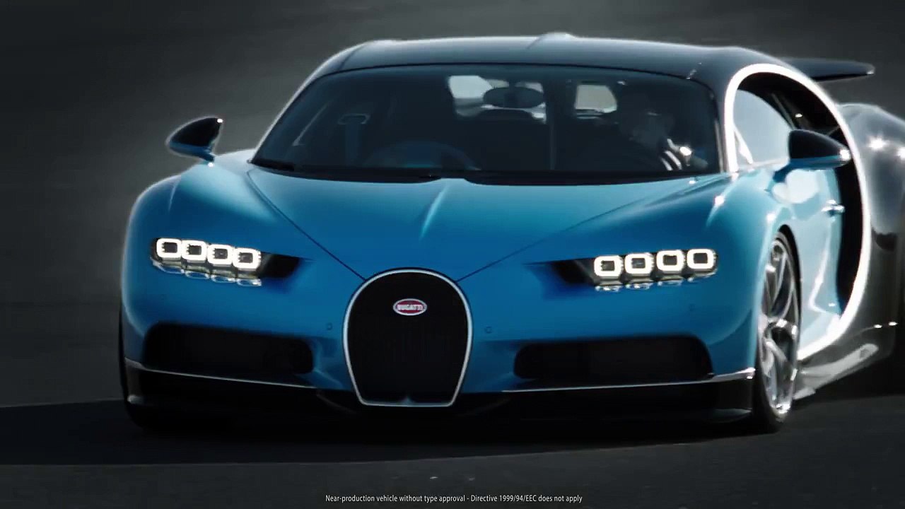 La supercar Bugatti Chiron