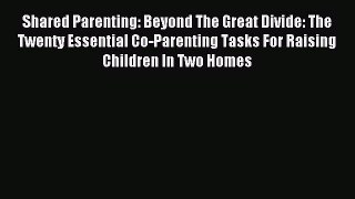 Read Shared Parenting: Beyond The Great Divide: The Twenty Essential Co-Parenting Tasks For