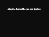 PDF Adaptive Control Design and Analysis [PDF] Online