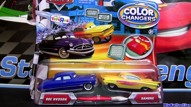 Cars 2 Color Changers Doc Hudson, Ramone Disney Colour Shifters Underwater toys Review Pixar