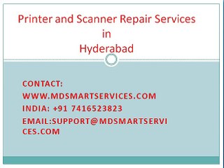 Best Printer and Scanner Repair Services in Hyderabad at Mdsmartservices.com