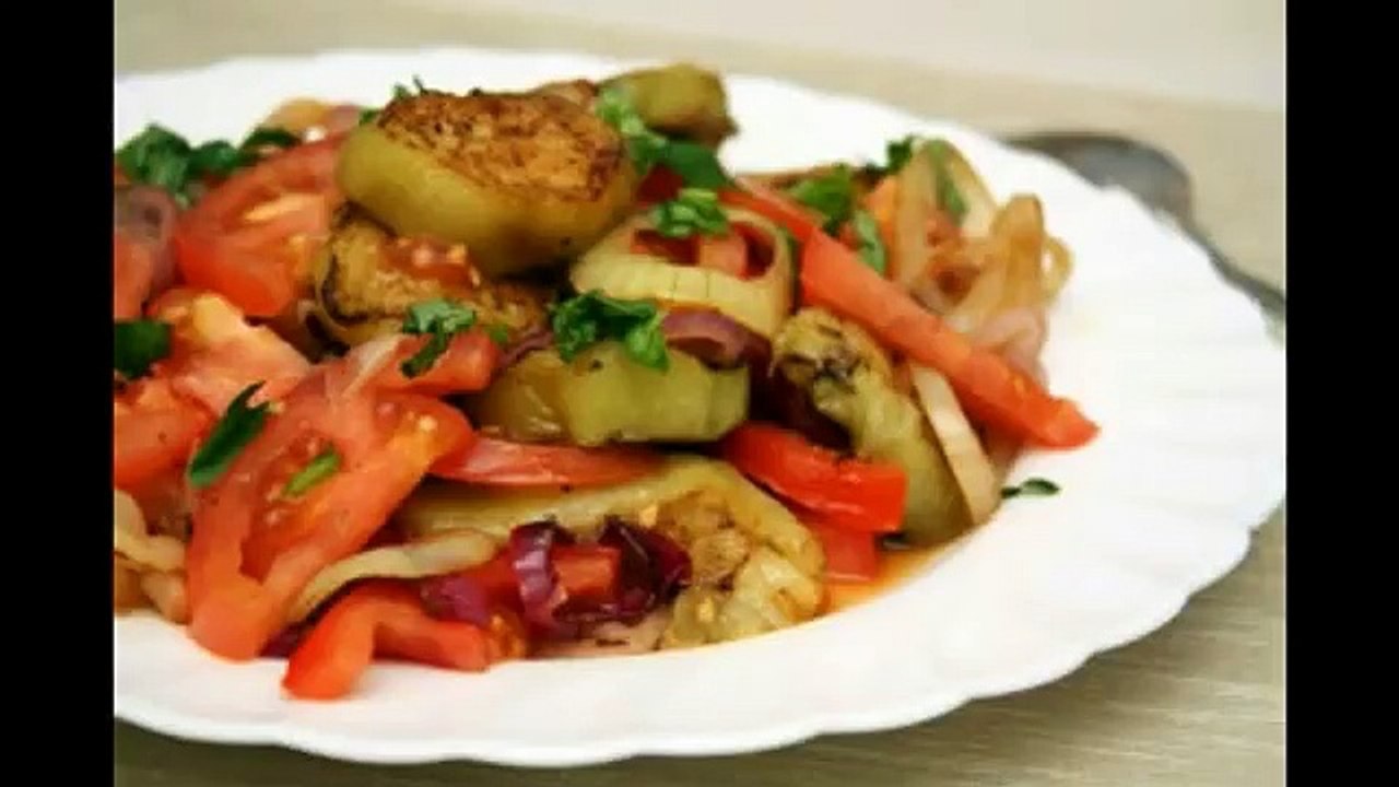 Шашлык из баклажанов