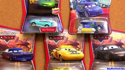 5 Cars Ghostlight Ramone, Metallic Tuners DJ, Pistoncup500 Charlie Checker diecast by Blucollection