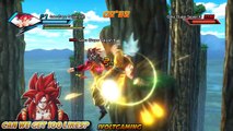 Super Saiyan God Super Saiyan Goku vs SSJ4 Goku (Mod) - Dragonball Xenoverse【HD】