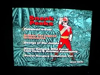 Sneek Peaks from The Best of Power Rangers: The Ultimate Rangers 2003 DVD