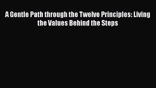 PDF A Gentle Path through the Twelve Principles: Living the Values Behind the Steps  Read Online