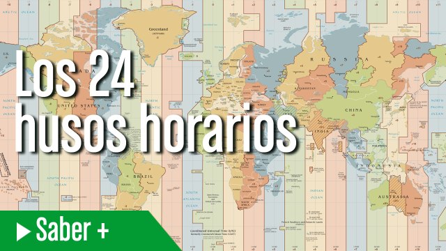 ¿Sabes desde cuándo existen los 24 husos horarios?