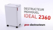 Destructeur de documents IDEAL 2360